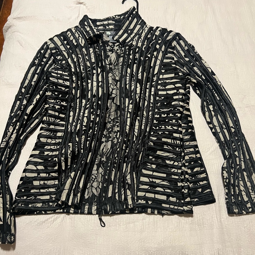 Matching blouse and blazer